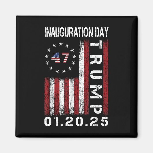 ドナルド・トランプ大統領就任式2025日 マグネット (正面)