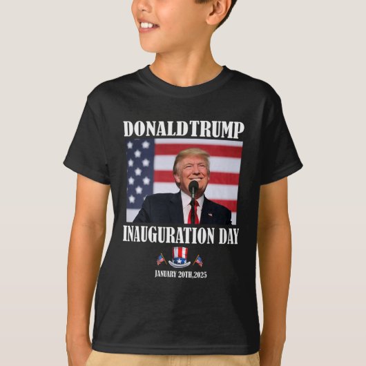 ドナルド・トランプ大統領就任式2025記念グッズ Tシャツ (正面)