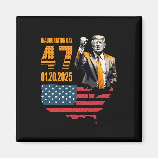 ドナルド・トランプ大統領就任式2025 1 マグネット (正面)