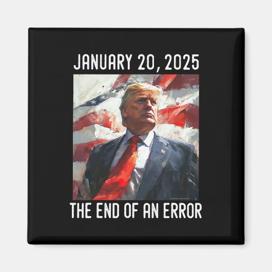 ドナルド・トランプ大統領就任式Day 2025 End O マグネット (正面)