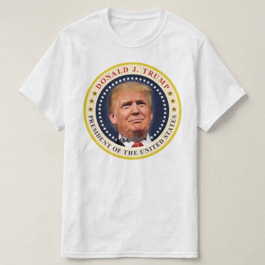 ドナルド・トランプ大統領就任記念グッズ Tシャツ (デザイン正面)