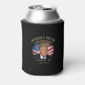 ドナルド・トランプ大統領就任記念式典 缶クーラー (缶裏面)
