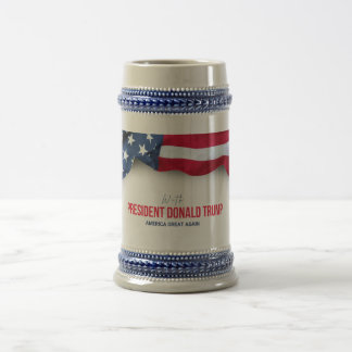 ドナルド・トランプ大統領記念シュタイン ビールジョッキ