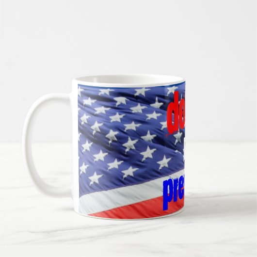 ドナルド・トランプ大統領選挙2016 コーヒーマグカップ (左)