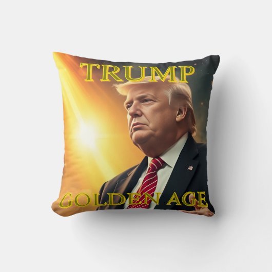 ドナルド・トランプ大統領黄金時代 クッション (正面)