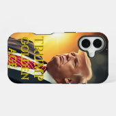 ドナルド・トランプ大統領黄金時代 iPhone 16ケース (裏面横)