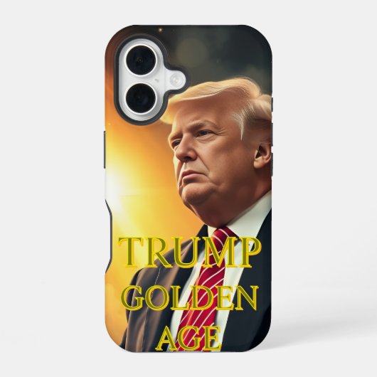 ドナルド・トランプ大統領黄金時代 iPhone 16ケース (裏面)