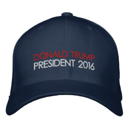 ドナルド・トランプ大統領2016 刺繍入りキャップ