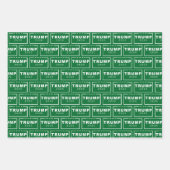 ドナルド・トランプ大統領2020アイコンクリスマス ラッピングペーパーシート (正面3)