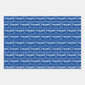 ドナルド・トランプ大統領2020アイコンクリスマス ラッピングペーパーシート (正面2)