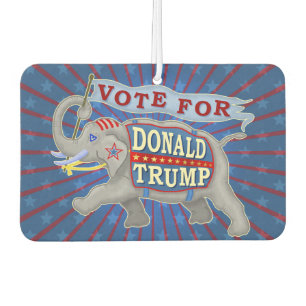 ドナルド・トランプ大統領2020年共和党象 カーエアーフレッシュナー