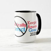 ドナルド・トランプ大統領2020年選挙 マグカップ (正面右)