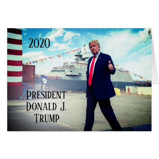 ドナルド・トランプ大統領2020海軍艦艇を攻撃 (正面横)