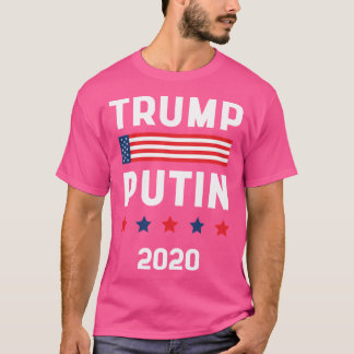 ドナルド・トランプ大統領2020 – 米国国旗のギフトポリティ Tシャツ
