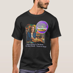 ドナルド・トランプ大統領2024カマラハリス縁ど Tシャツ