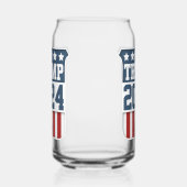 ドナルド・トランプ大統領2024シールド ガラス缶 (左)