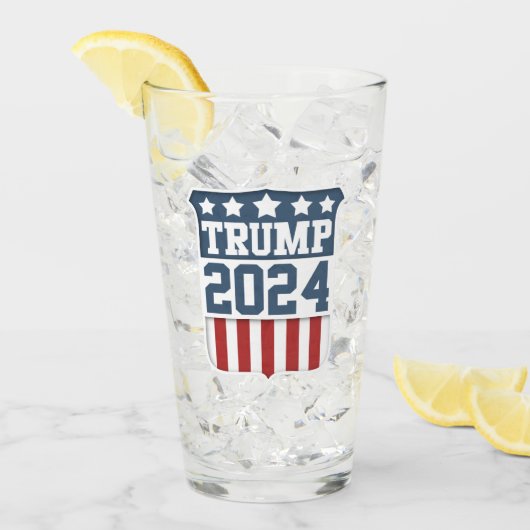ドナルド・トランプ大統領2024シールド タンブラーグラス (アイス正面)