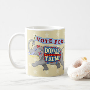 ドナルド・トランプ大統領2024年共和党象 コーヒーマグカップ
