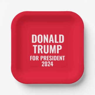 ドナルド・トランプ大統領2024 ペーパープレート