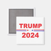 ドナルド・トランプ大統領2024 マグネット (正面/裏面)