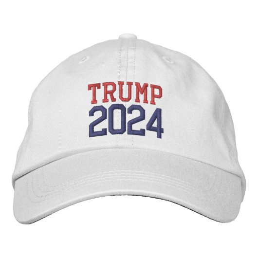 ドナルド・トランプ大統領2024 刺繍入りキャップ (正面)