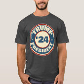 ドナルド・トランプ大統領2024 Tシャツ (正面)