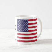 ドナルド・トランプ大統領2025年オートグラフ コーヒーマグカップ (正面右)