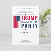 ドナルド・トランプ大統領2025年就任式パーティー 招待状 (スタンド正面)