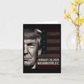 ドナルド・トランプ大統領2025年就任日Comm カード (黄色い花)