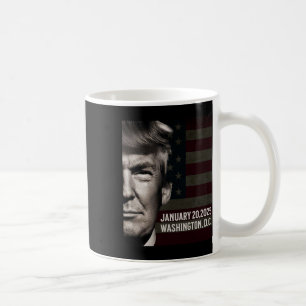 ドナルド・トランプ大統領2025年就任日Comm コーヒーマグカップ