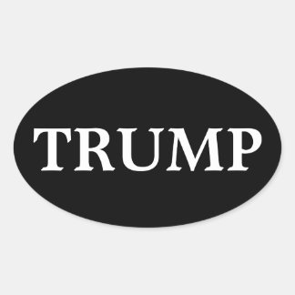 ドナルド・トランプ大統領 オーバルステッカー 楕円形シール