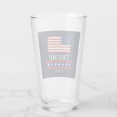 ドナルド・トランプ大統領 ガラスタンブラー (裏面)