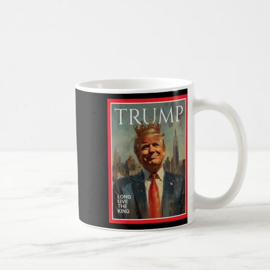ドナルド・トランプ大統領 キング万歳 コーヒーマグカップ (右)