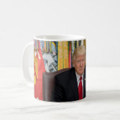 ドナルド・トランプ大統領 コーヒーマグカップ (正面左)