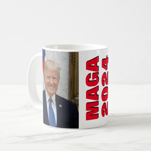 ドナルド・トランプ大統領 コーヒーマグカップ (正面左)