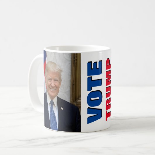 ドナルド・トランプ大統領 コーヒーマグカップ (正面左)
