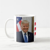 ドナルド・トランプ大統領 コーヒーマグカップ (左)