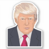 ドナルド・トランプ大統領 シール (正面)