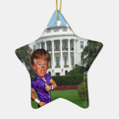 ドナルド・トランプ大統領 セラミックオーナメント (左)