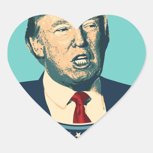 ドナルド・トランプ大統領 ハートシール (正面)