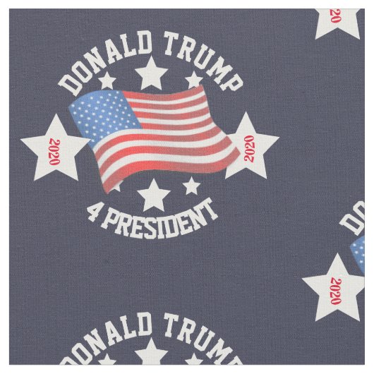 ドナルド・トランプ大統領 ファブリック (クローズアップ)
