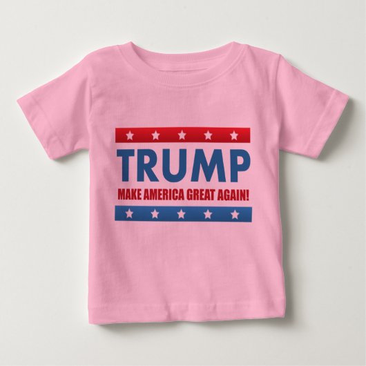 ドナルド・トランプ大統領 ベビーTシャツ (正面)