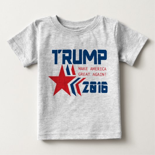 ドナルド・トランプ大統領 ベビーTシャツ (正面)