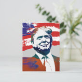 ドナルド・トランプ大統領 ポストカード (スタンド正面)