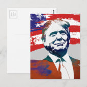 ドナルド・トランプ大統領 ポストカード (正面/裏面)