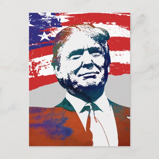 ドナルド・トランプ大統領 ポストカード (正面)