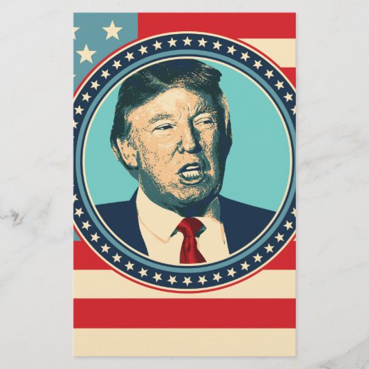 ドナルド・トランプ大統領 便箋 (正面)