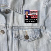 ドナルド・トランプ大統領 – 再素晴らしびアメリカを作る! 缶バッジ (インサイチュ)