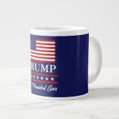 ドナルド・トランプ大統領 最高の大統領 ジャンボコーヒーマグカップ (正面右)