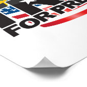 ドナルド・トランプ大統領（髪を持つ）ポスター ポスター (角)